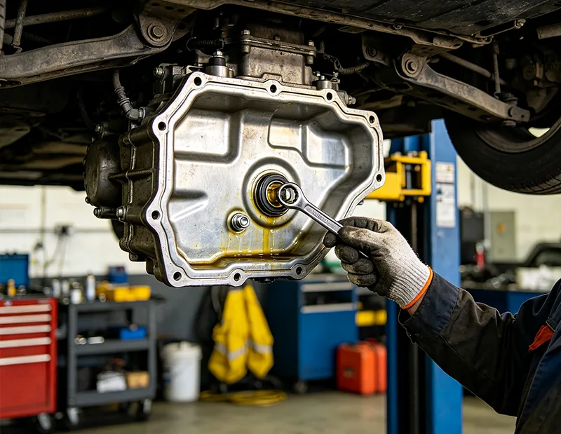 Working principle of Oil Pan.